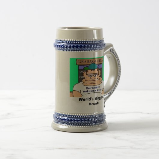 De grootste Drink Stein ter wereld Bierpul (Voorkant rechts)