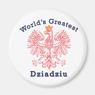 De grootste Dziadziu Red Eagle ter wereld Magneet