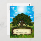 De grootste eikel was ooit een beetje gek die... briefkaart (Voorkant / Achterkant)