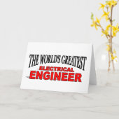 De grootste elektrotechnicus ter wereld kaart (Gele Bloem)