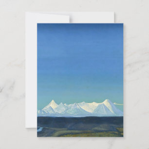 “De Grootste en de Heilige” door Nicholas Roerich Briefkaart