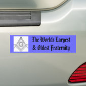 De grootste en oudste broederschap ter wereld bumpersticker (Op auto)