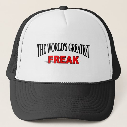 De grootste freak ter wereld trucker pet (Voorkant)