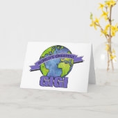 De grootste Gigi ter wereld Kaart (Gele Bloem)