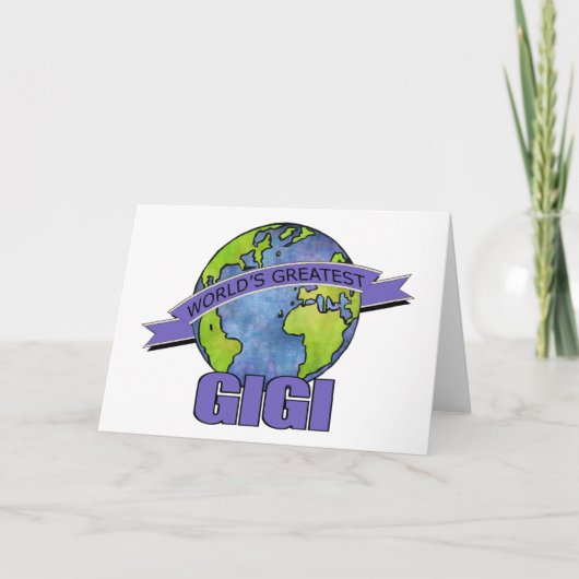 De grootste Gigi ter wereld Kaart (Voorkant)