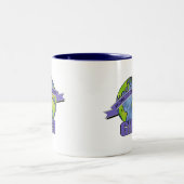 De grootste Gigi ter wereld Tweekleurige Koffiemok (Center)