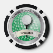 De grootste Golfer ter wereld | DIY-naam Pokerchips (Achterkant)