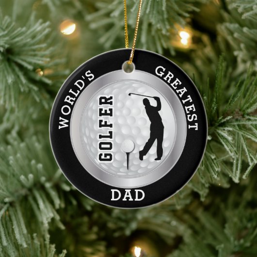 De grootste Golfer ter wereld | Golf Ball Keramisch Ornament (Boom)