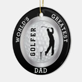 De grootste Golfer ter wereld | Golf Ball Keramisch Ornament (Links)
