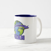 De grootste graan ter wereld tweekleurige koffiemok (Voorkant rechts)