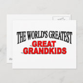 De grootste grootkinderen ter wereld briefkaart (Voorkant / Achterkant)