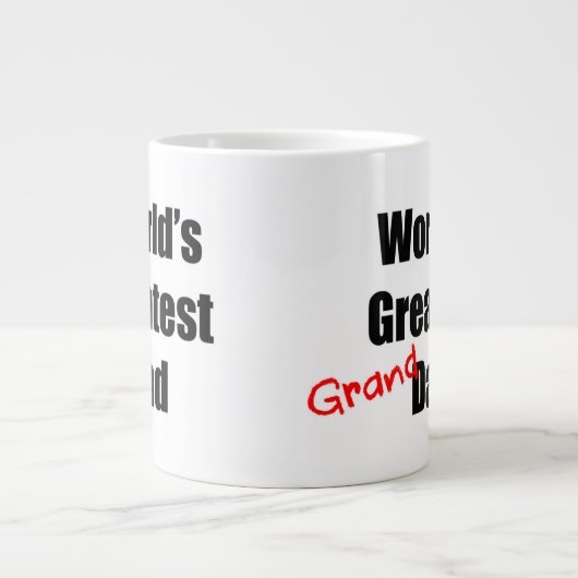 De grootste grootmacht ter wereld extra grote mok (Voorkant)