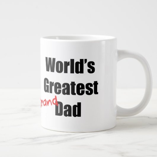 De grootste grootmacht ter wereld extra grote mok (Rechts)