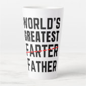 DE GROOTSTE GROOTSTE WERELD - VADER - VADERDAG LATTE MOK (Voorkant)