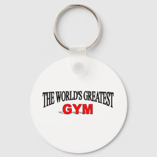 De grootste gym ter wereld sleutelhanger
