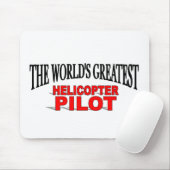 De grootste helikopterpiloot ter wereld muismat (Met muis)