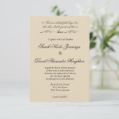 De grootste is de uitnodiging voor liefdesweddensc (Staand voorkant)