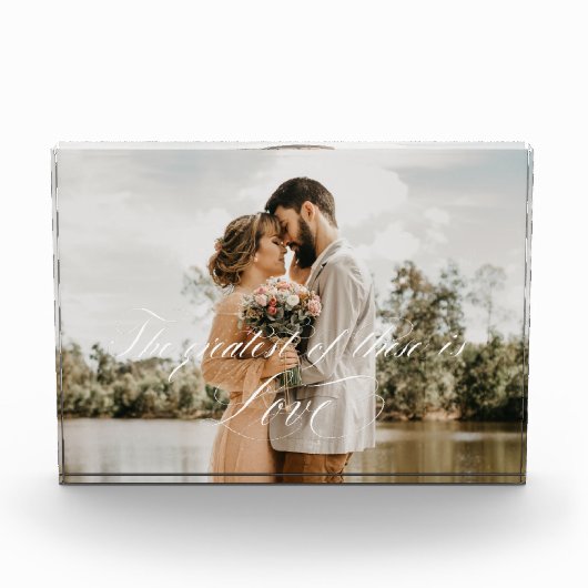 De grootste is het liefdesfotoblok fotoblokken (Voorkant)