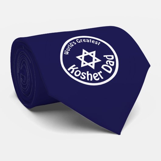 De grootste Kosher-pap ter wereld Stropdas (Opgerold)