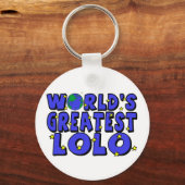 De grootste Lolo ter wereld Sleutelhanger (Voorkant)