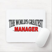 De grootste manager ter wereld muismat (Met muis)