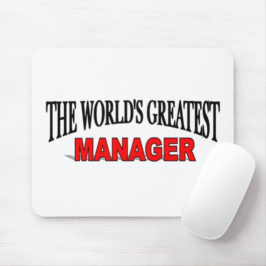 De grootste manager ter wereld muismat (Met muis)
