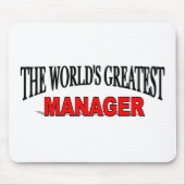 De grootste manager ter wereld muismat (Voorkant)