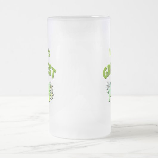 De grootste moeder ter wereld matglas bierpul (Center)