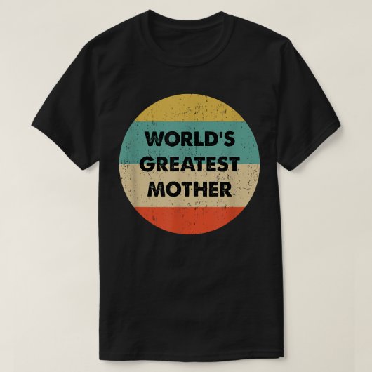 De grootste moeder ter wereld t-shirt (Design voorkant)