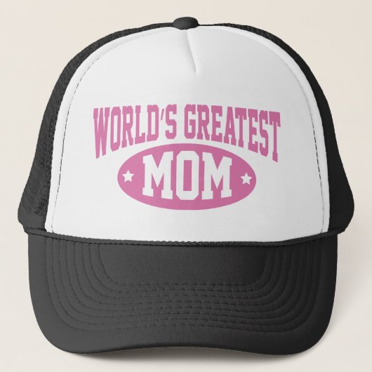 De grootste moeder ter wereld trucker pet (Voorkant)