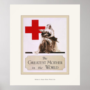 De grootste moeder ter wereld ~ verpleegster poster