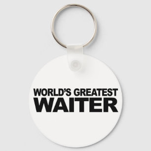 De grootste ober ter wereld sleutelhanger