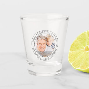 De grootste opa Moderne Klassieke foto ter wereld Shot Glas