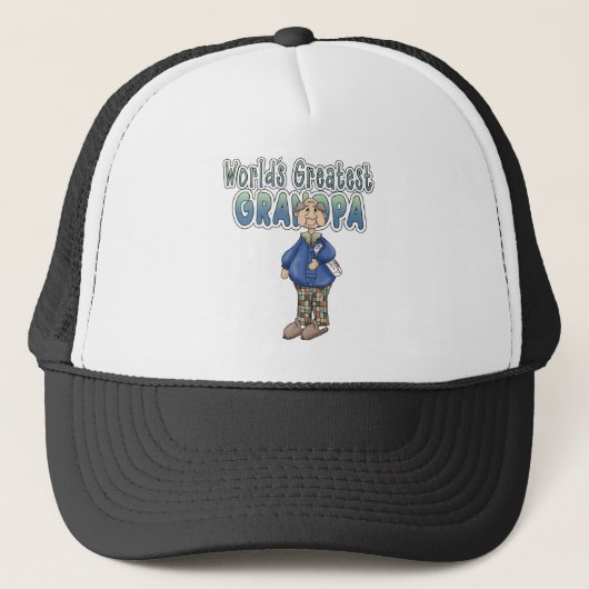 De Grootste Opa van de wereld Trucker Pet (Voorkant)