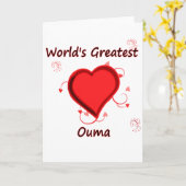 De grootste ouma ter wereld kaart (Gele Bloem)