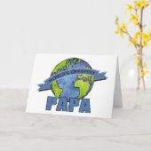 De Grootste Pa van de wereld Kaart (Gele Bloem)