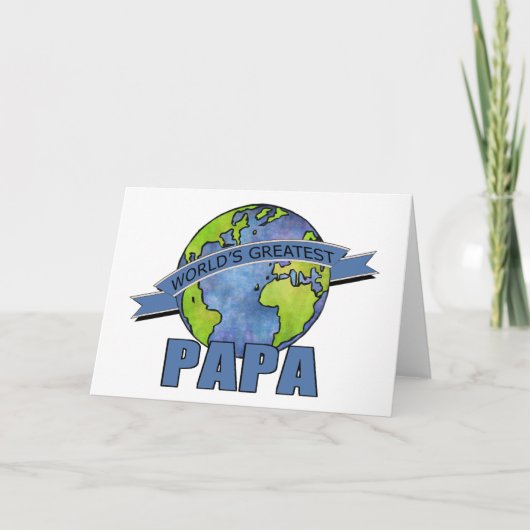 De Grootste Pa van de wereld Kaart (Voorkant)