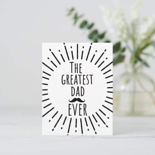 De grootste pap ooit  snor briefkaart (Staand voorkant)