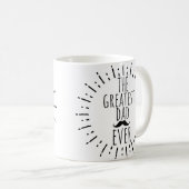 De grootste pap ooit  snor koffiemok (Voorkant rechts)