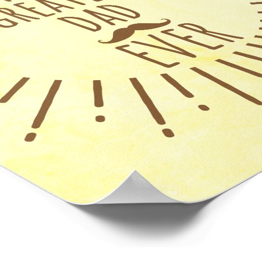 De grootste pap ooit  snor poster (Hoek)