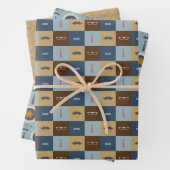 De grootste pap ter wereld die papierbladen verpak inpakpapier vel (In situ)