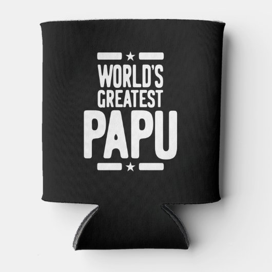 De grootste papu-priester cadeau ter wereld blikjeskoeler (Voorkant)