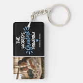 De grootste Pawpaw-foto ter wereld Sleutelhanger (achterkant)