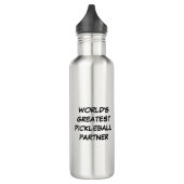 De grootste Pickleball Partner ter wereld Waterfles (Links)