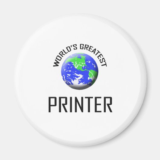 De grootste printer ter wereld magneet (Voorkant)