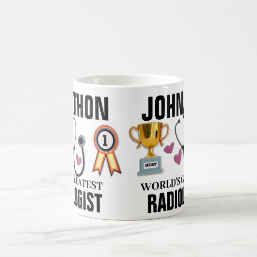 De grootste radioloog ter wereld koffiemok (Center)