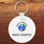 De grootste Rocket Scientist ter wereld Sleutelhanger (Voorkant)