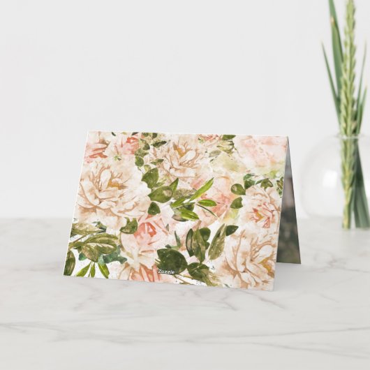 De grootste Roos Romance Moederdag Kaart (Achterkant)