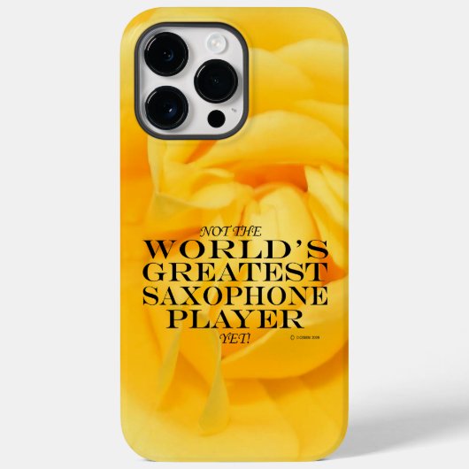De grootste Speler Saxophone nog Hoesje-Mate iPhon Case-Mate iPhone Case (Achterkant)