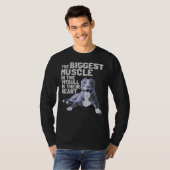 De grootste spier in de pitbull is hun hart t-shirt (Voorkant volledig)